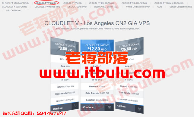 GigsGigsCloud洛杉矶CN2 GIA云服务器配置列表及性能综合测试
