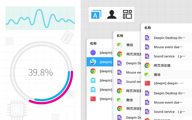 标签显示，快速定位
