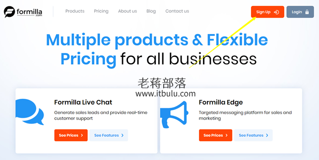 Formilla又一个外贸网站在线客服询盘工具 免费用户每月30询盘