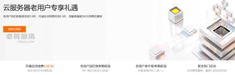 阿里云ECS服务器续费优惠策略(满减优惠券和续期65折资质领取)