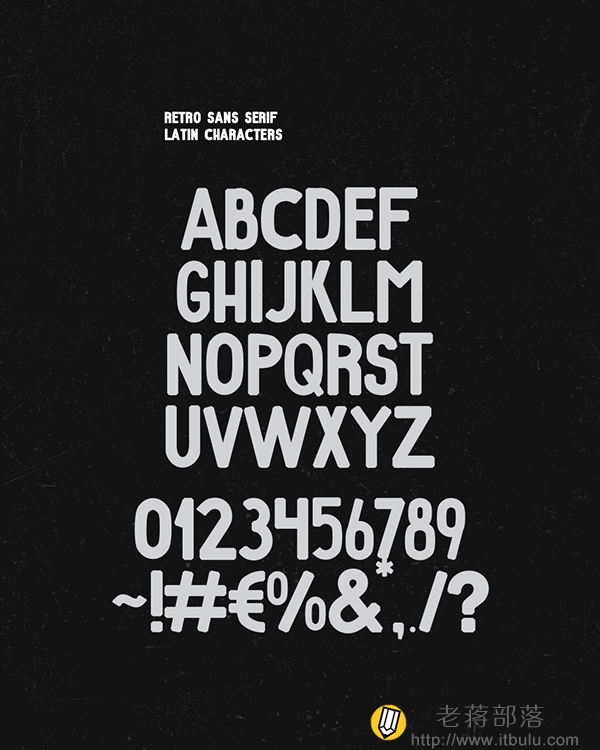 Retro+Font+Letters