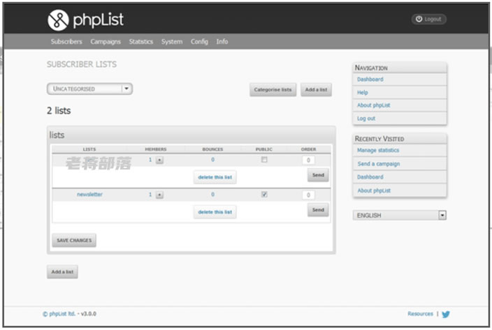 phpList