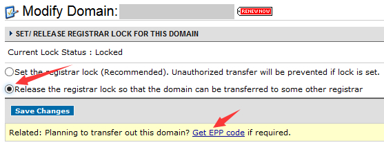 设置NAMECHEAP域名UNLOCK解锁