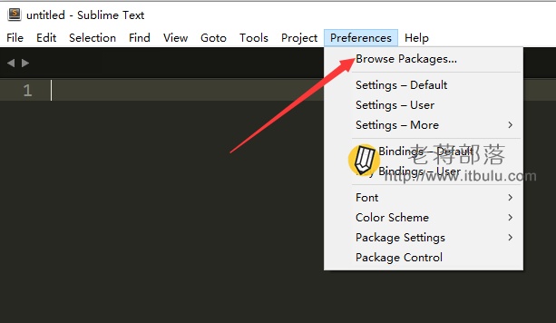 打开Sublime Text 3准备汉化