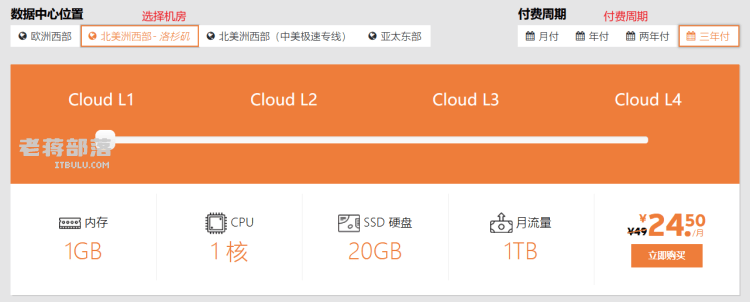 糖果主机云服务器方案