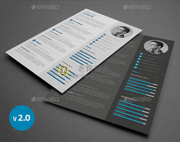 3-Piece Resume CV Cover Letter